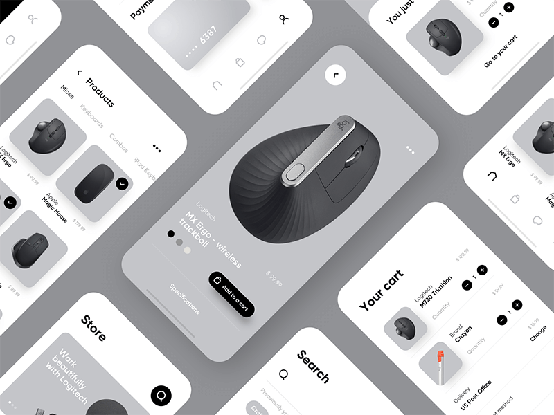 黑灰白鼠标app